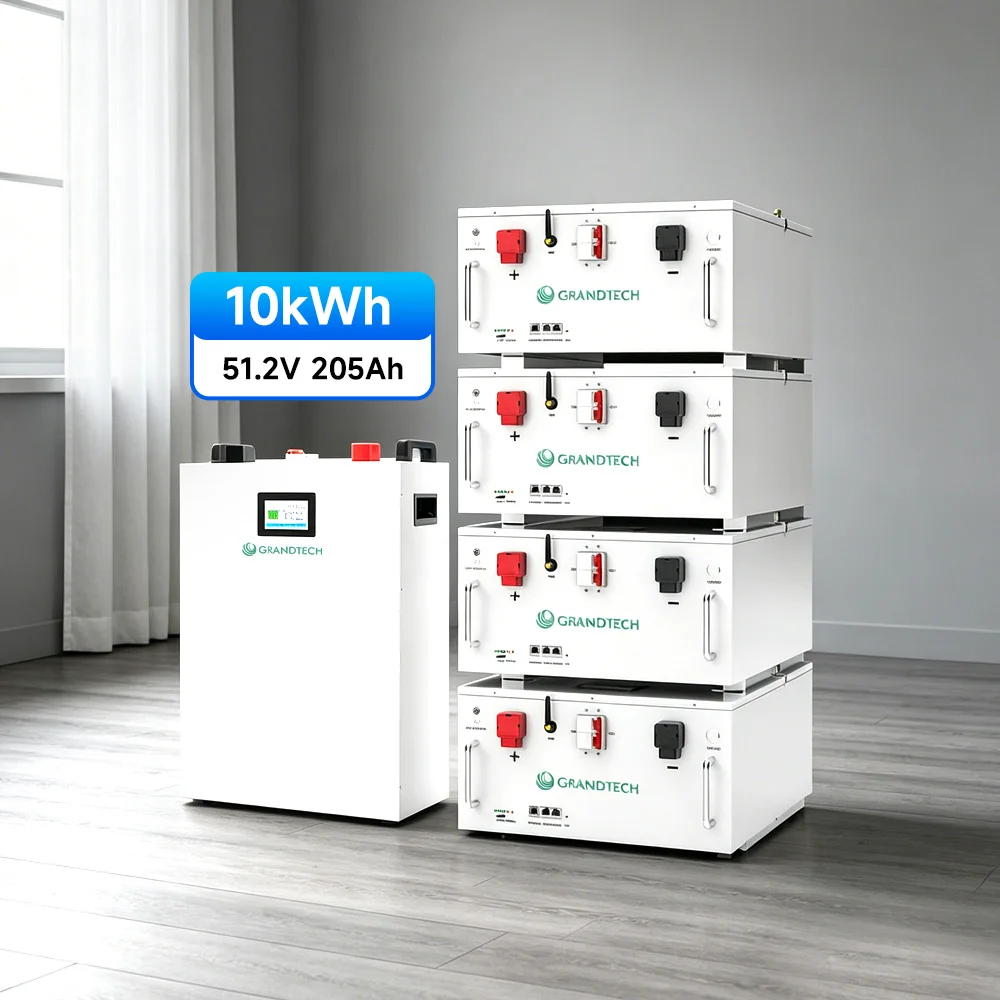 Mejor batería solar recargable LiFePO4 de 51,2 V y 10 kWh con BMS inteligente, grado A, batería montada en bastidor de 5 kWh Lifepo4, 10 kWh, 20 kWh y 30 kWh