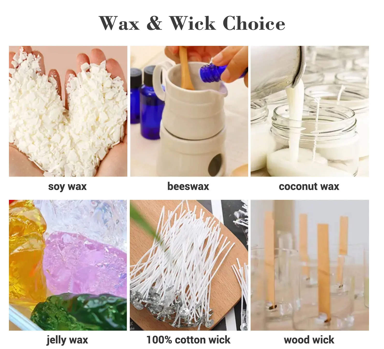 Wholesale Organic Soy Wax C3 100 Pure Natural Materials Smokeless Soy