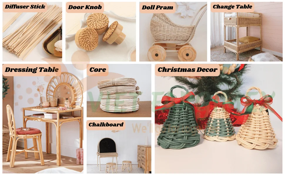 Basic Rattan Bag Women Natural Rattan Woven Handbags Customized Size ...