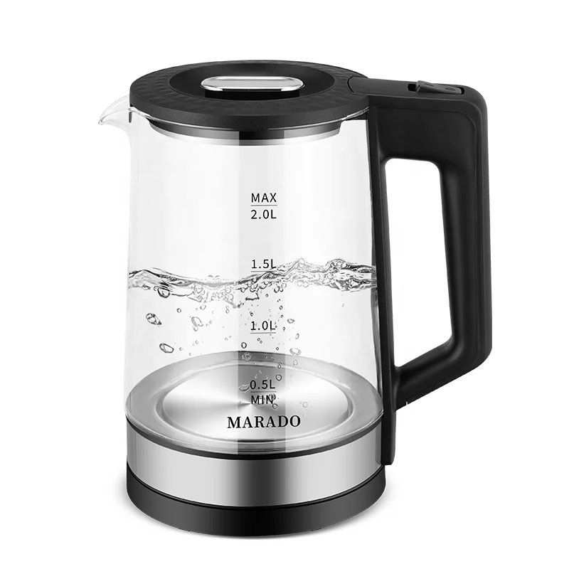 Electric Kettle with Speed Boil Tech Liter Glass Pot