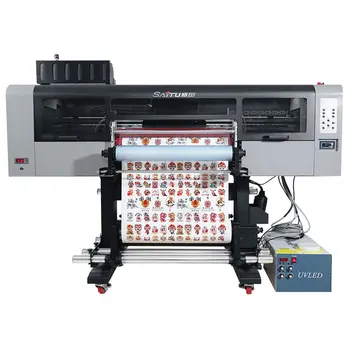 Manufacturer's 60cm 24 Inch UV DTF Printer Multifunctional and Multicolor Roll-to-Roll Printing