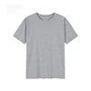 Estilo básico de puro algodón [gris jaspeado]