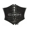 Black Satin With Black Mesh