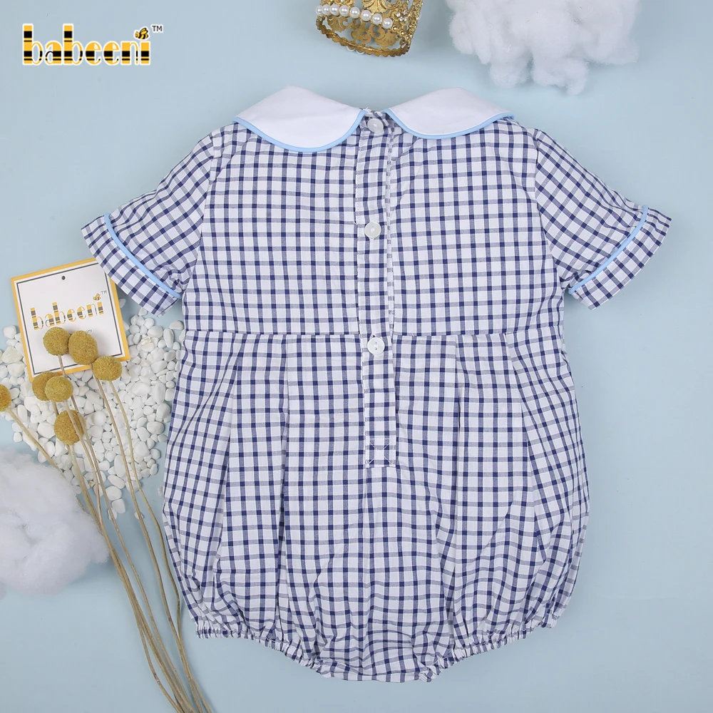 I Love Mom Smocked Boy Bubble Oem Odm Customized Hand Made Embroidery