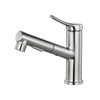 Stainless steel bathroom faucet, bubble water does not splash the water basin faucet