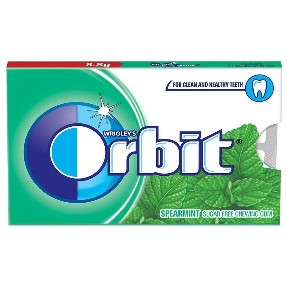 Orbit Peppermint Sugar Free Chewing Gum Buy Orbit Orbit Gum