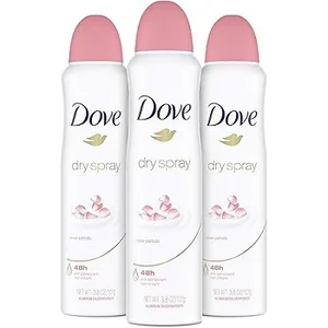 Quality for Dove Invisible Dry Spray 150 ml Pack of 10 for Men and Women for Sensitive Skin Vitamin C Ingredient