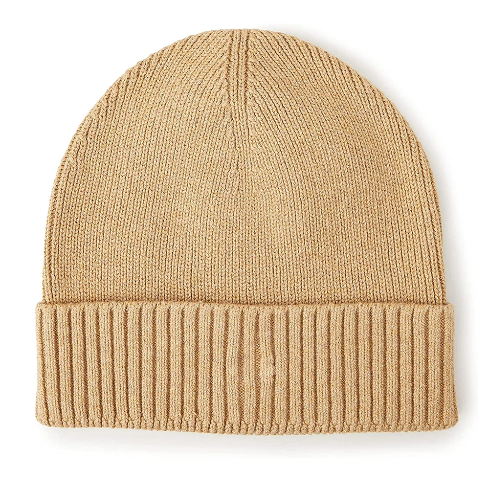 High Quality Wool Ribbed Beanie Hat Logo Winter Knitted Cap for Men Women Warm Outdoor Knit Beanie Hat