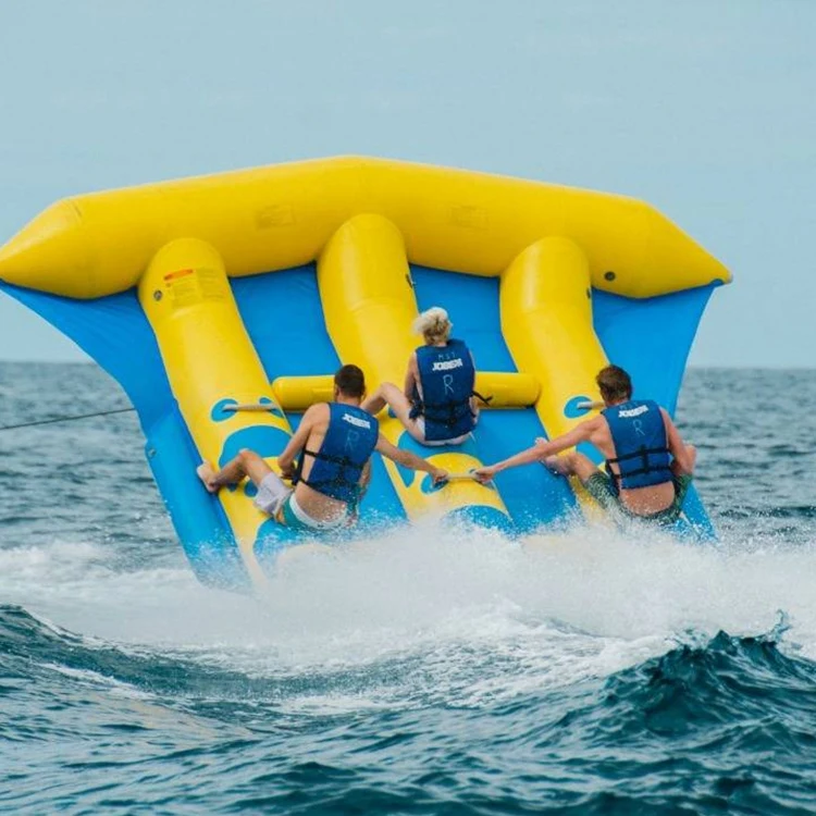 Inflatable Disco Boat Towable Sofa Flyfish Banana Towable Tube Flying ...