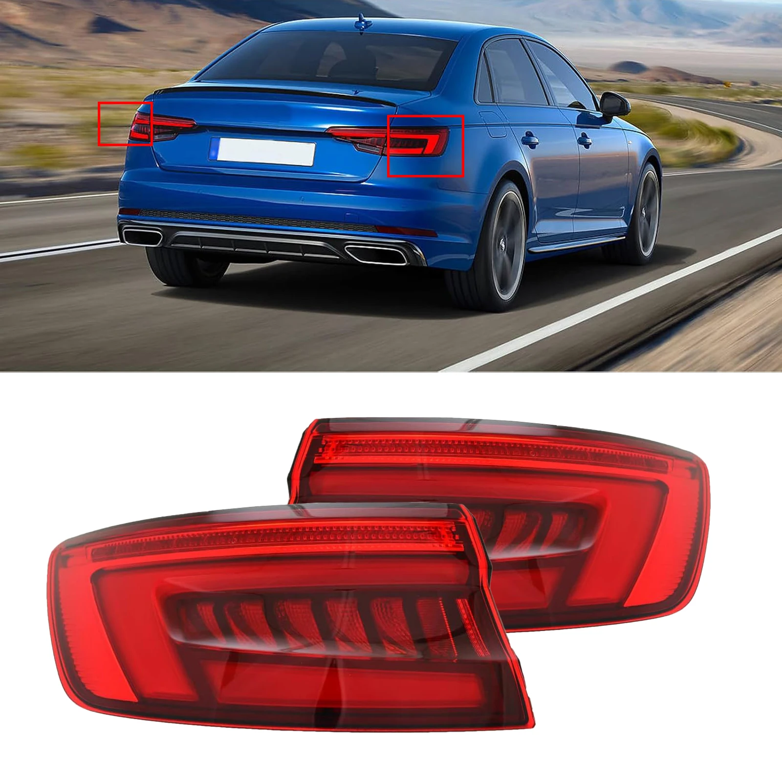 Audi a4 テールランプ 8W9.945.092.AA Audi a4 テールランプ 8W9