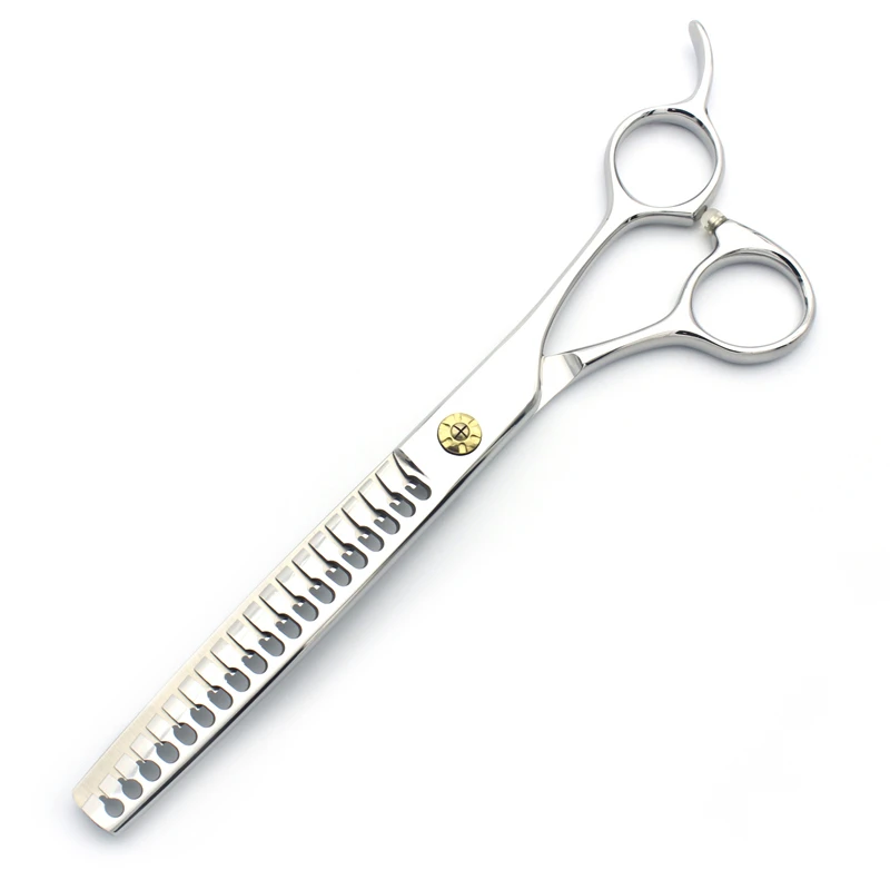 Professional Hair Cutting Curve Straight Scissors Kit With Comb For Pet