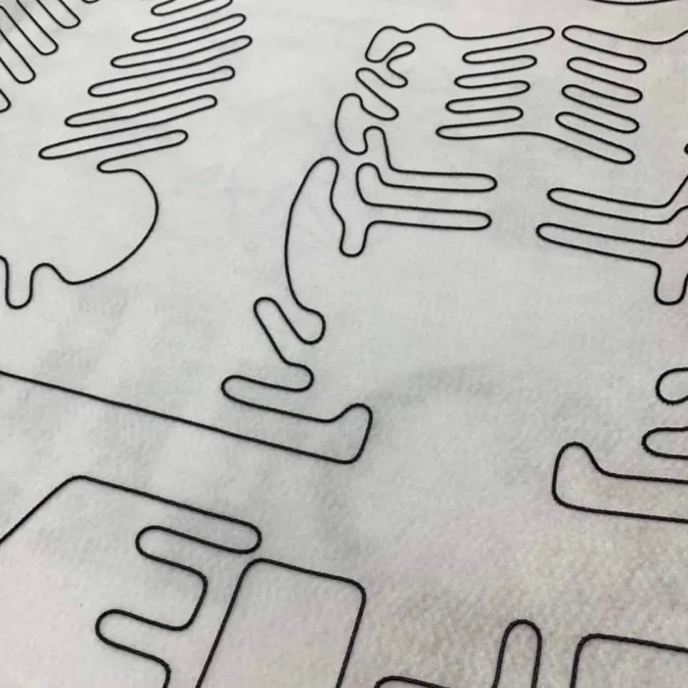 12V Powered Heating Conductive Fabric Pad