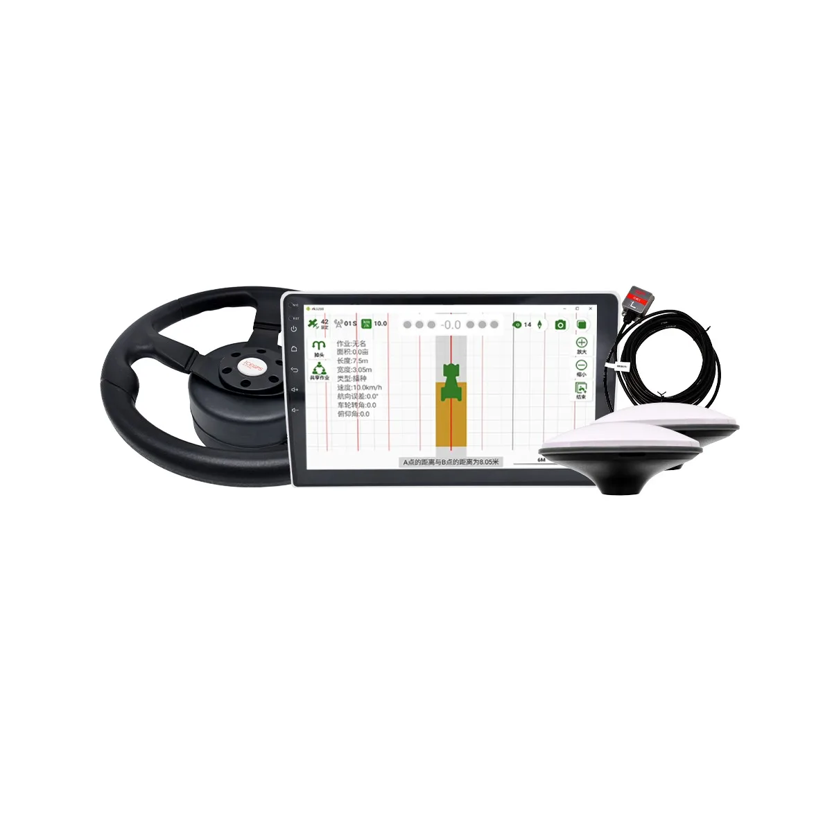 Auto Steer System Gnss Autopilot 2024 Latest For Tractors With 10.1 ...