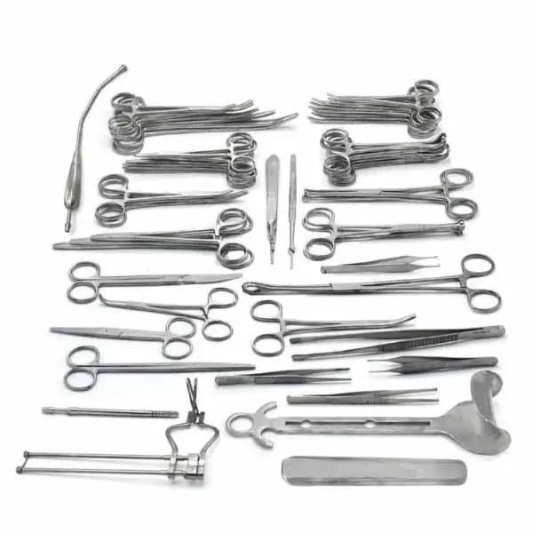 Hysterectomy Set 62pcs Abdominal Surgery Set Vaginal Hysterectomy ...