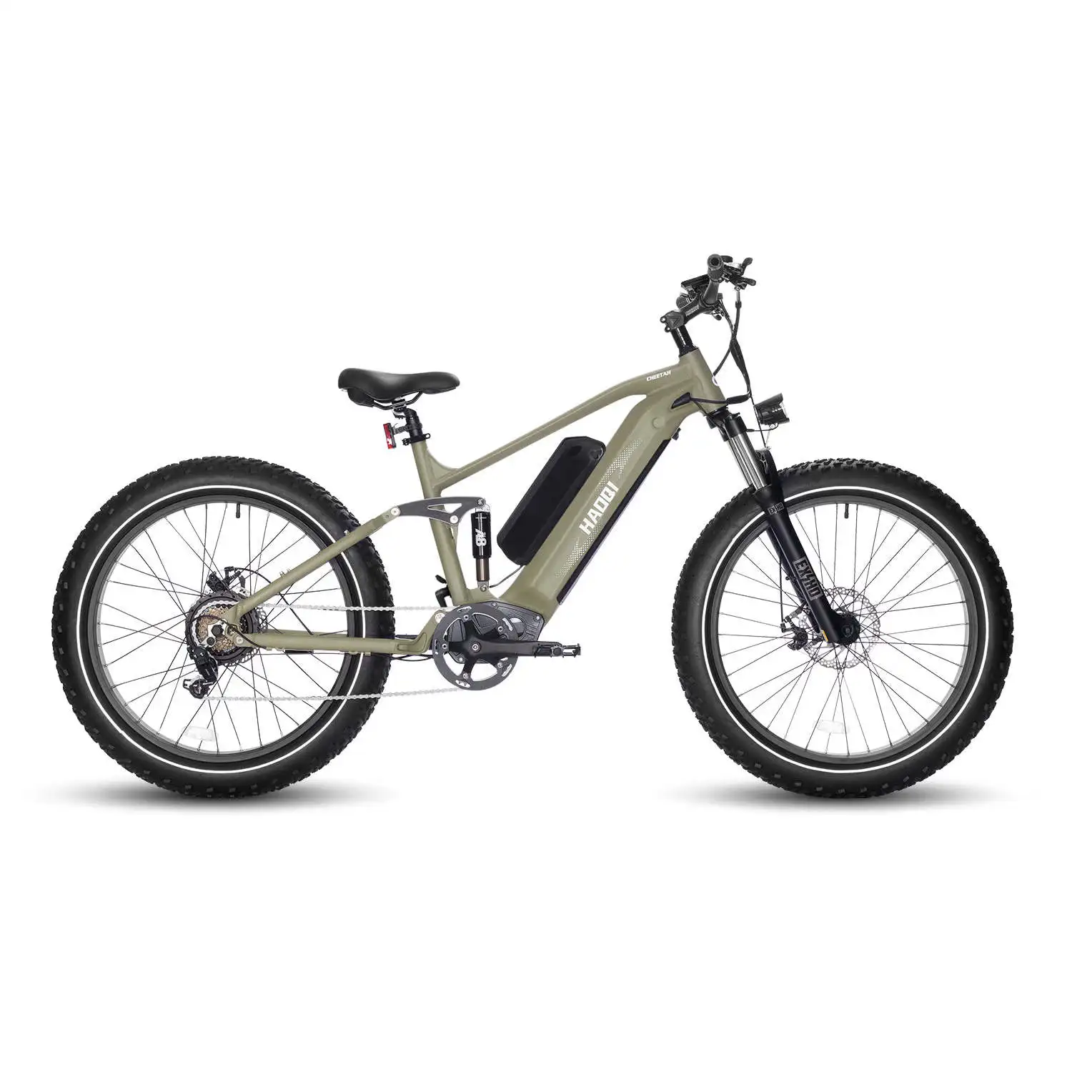 HAOQI Cheetah Full Suspension Electric Bike (UL Certified)