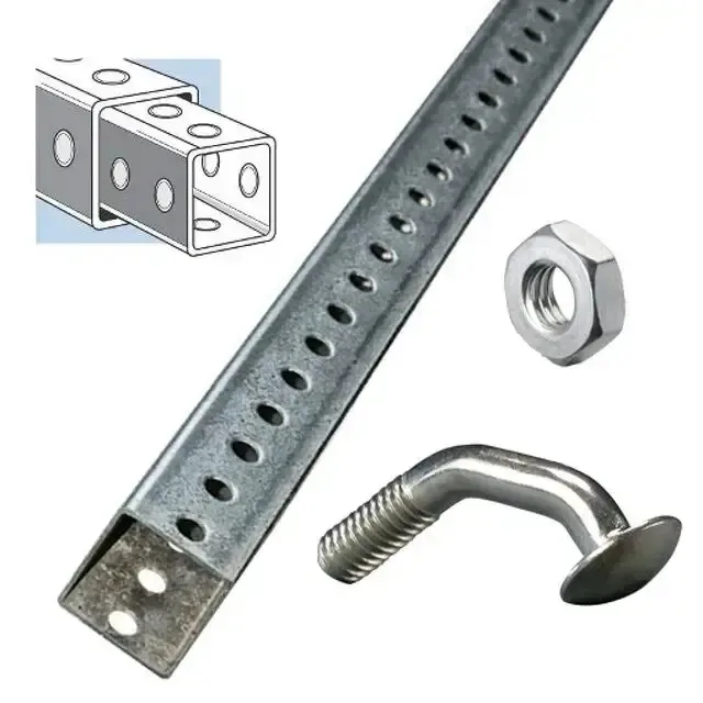 Steel Post Street Square Traffic ODM Coloful OEM Galvanized U Channel Sign Post Fence Post Waterproof Galvanized Powder Coated