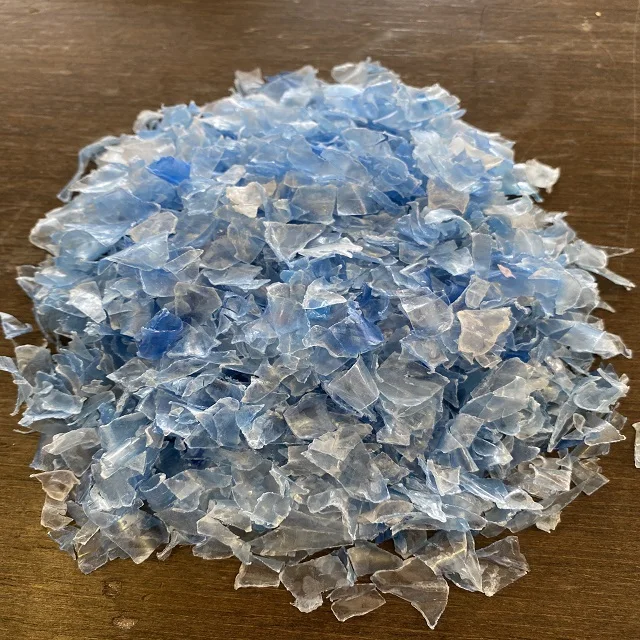 Philippines Origin Hot Washed Pet Bottle Flakes Scraps Plastic Clear