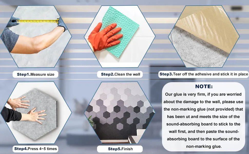 New Arrival Modern Design 3D Pet Felt Acoustic Panel Polyester Acoustic Panels for Studio and Home Use manufacture