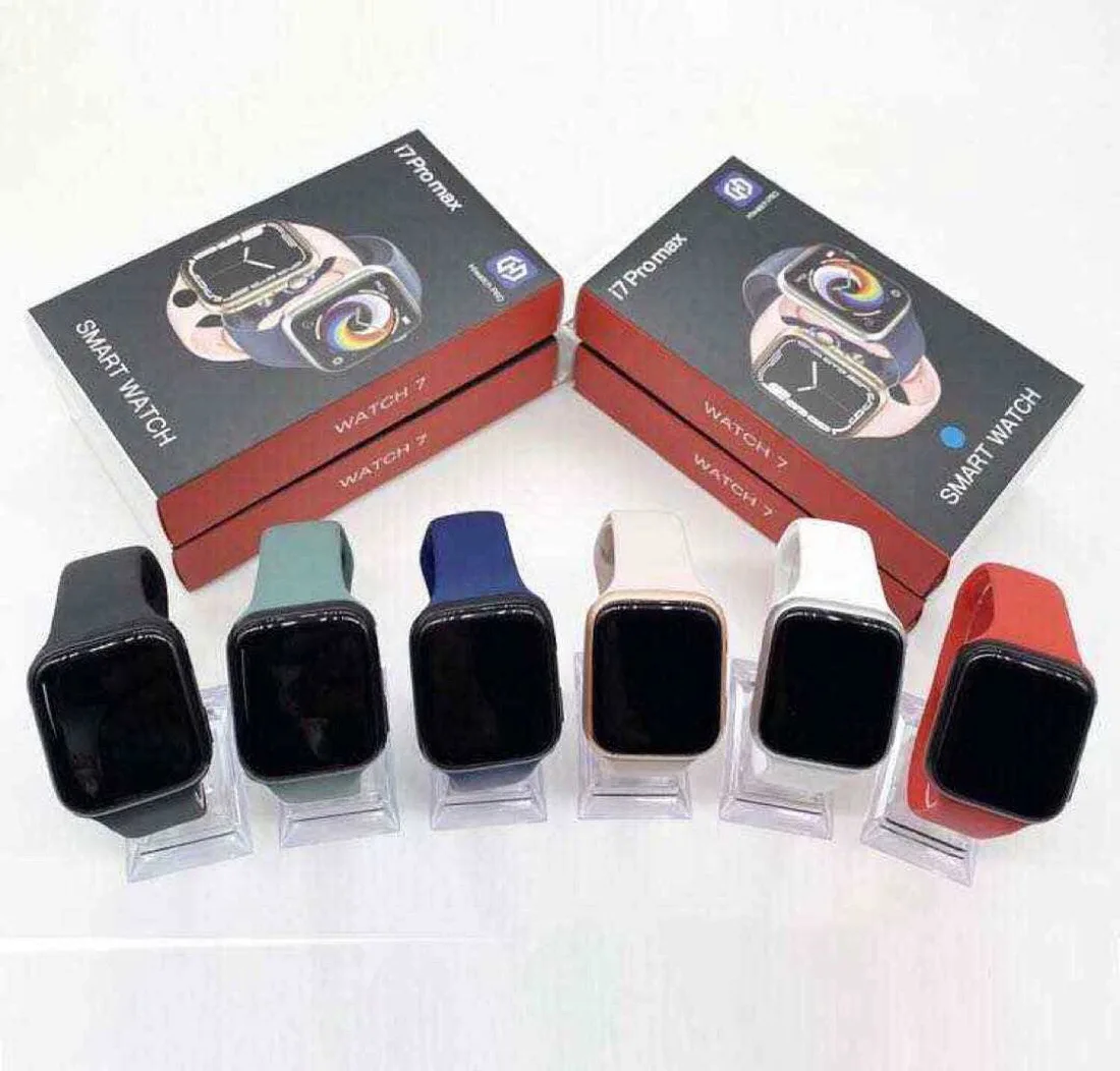 New Series 7 Watch I7 Pro Max Smartwatch Bluetooth Call Ip67 Waterproof Heart Rate Sleep Fitness