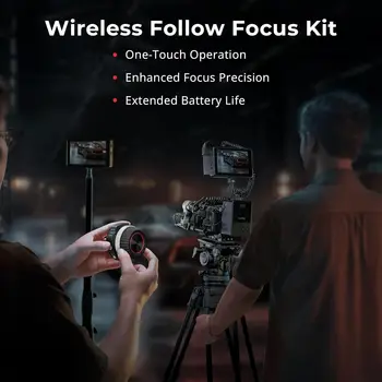 SmallRig Wireless Follow Focus Kit (Lite) with Handwheel Controller & Receiver Motor, A/B Stops & 15mm Rod Clamp, Compact detail image