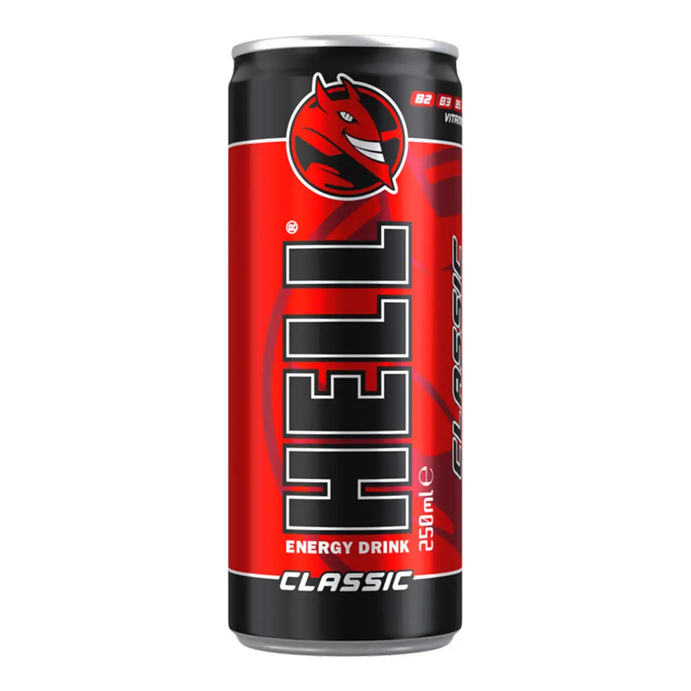 Hell 250 ml Energy Drink from Hungary Hell 250 ml Energy Drink