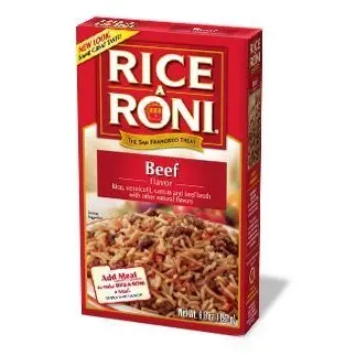 Rice A Roni, Beef Flavored Rice, 6.8oz [Pack of 6]