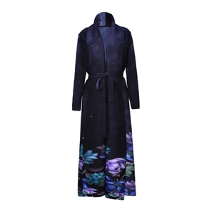 Printed Miyake Abaya 2025 Latest Design Casual Abaya High Quality Pleated Polyester Fabric Women's Fashion Abaya