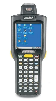Handheld MC3090 Industrial Data Collector with Rotating Head 1D/2D Laser Scanner Wifi 802.11a/b/g CE 5.0 Certification