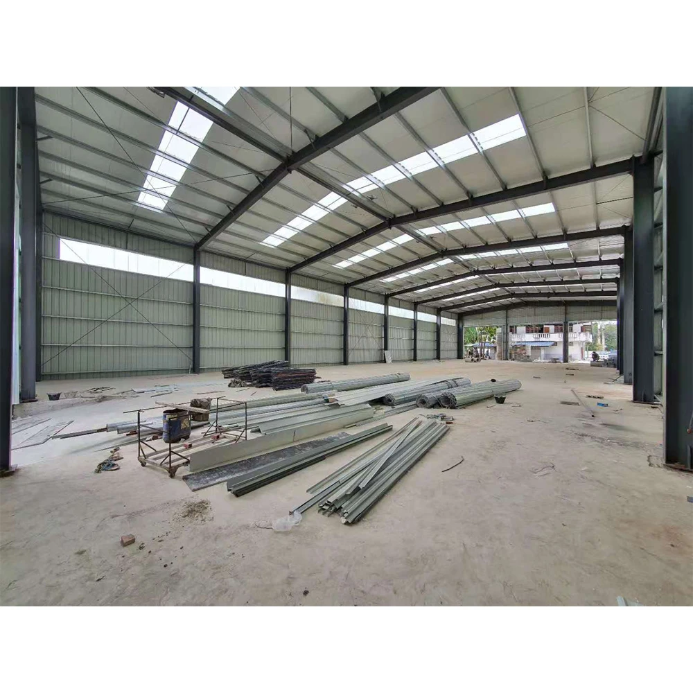 Low Cost Fast Building Metal Garage Storage Building Pole Barn Shed Warehouse