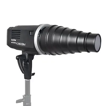 Godox SN-01 Bowens Mount Snoot Honeycomb Grid Light Beam Tube for Witstro AD600BM AD600B Universal Studio Strobe Flash detail image
