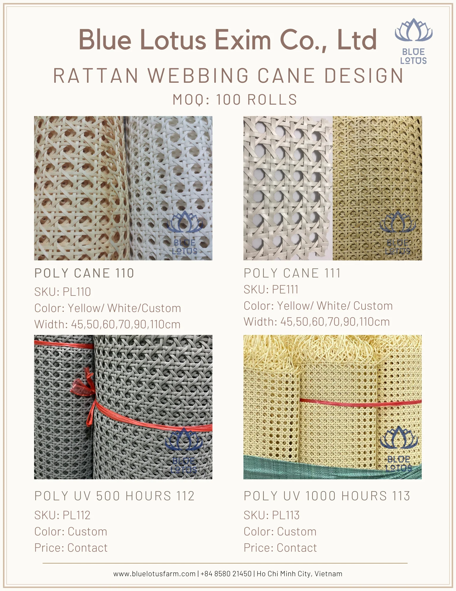 HOT SELLING High Quality Rattan Close Design Webbing Cane Make in ...