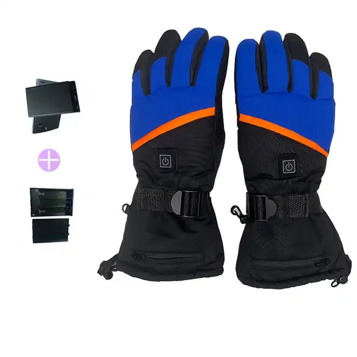 OEM High Quality Rechargeable Heated Full Finger UV Protection Gloves Powered Climbing Waterproof Sports Ski Unisex Smart - Image 4