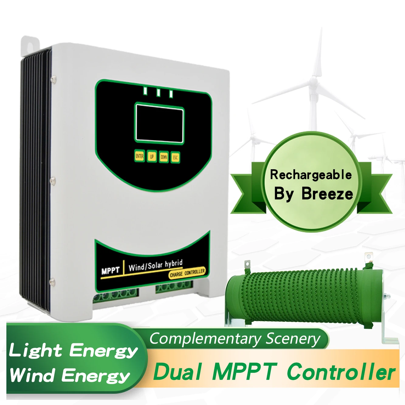 HYZHANHONG Windturbinen-Laderegler 3000W – MPPT,  Produktbild-Vorschau 4
