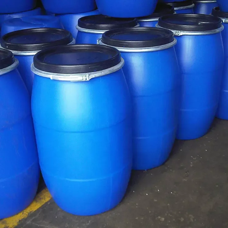 Plastic Barrel 200 Liter Hdpe Open Top Blue Plastic Drum 55 Gallon