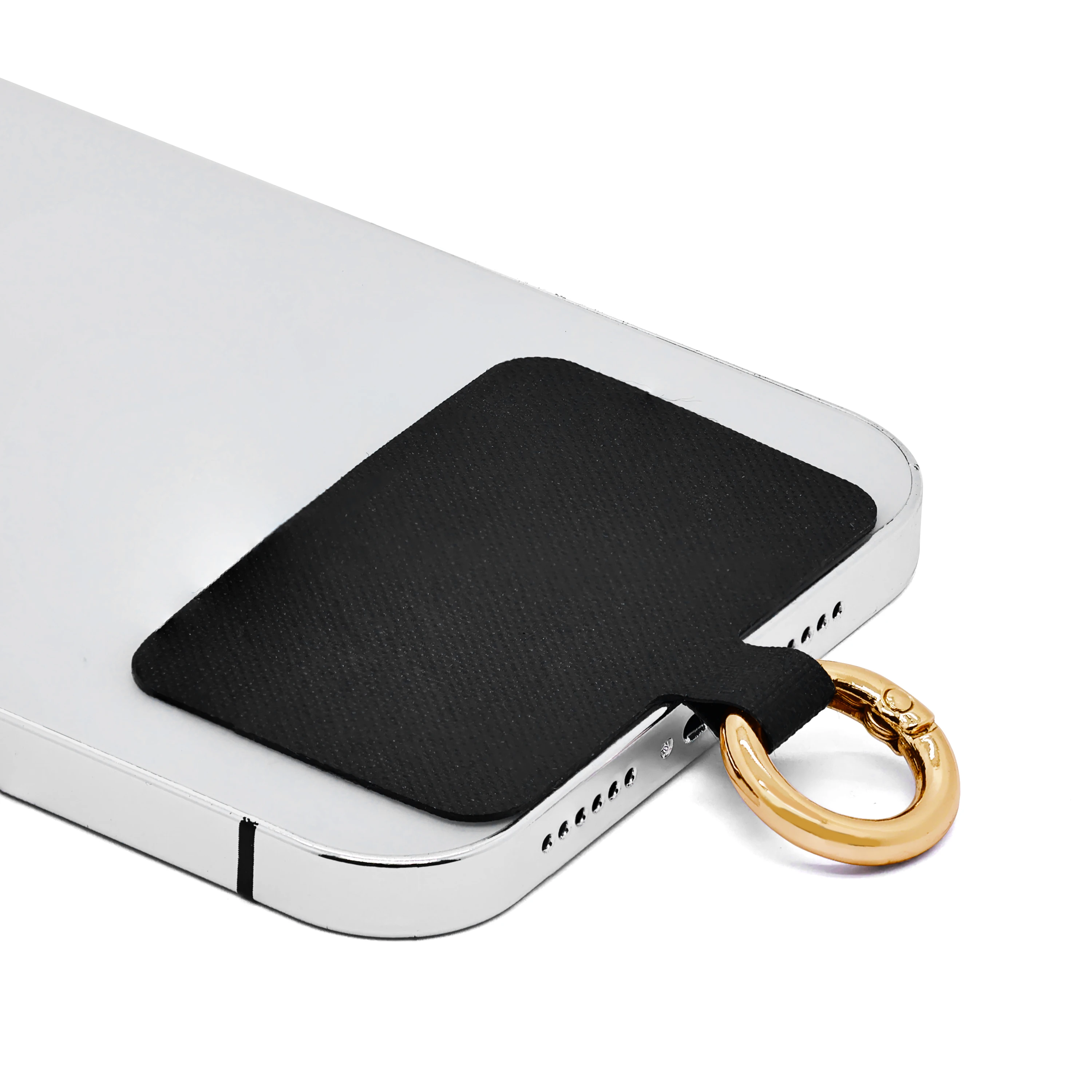 Universal Strong Black Phone Tether Tab Phone Case Lanyard Strap with Metal  Ring Universal Crossbody Patch