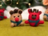 Handmade Felt Rudolph with Scarf