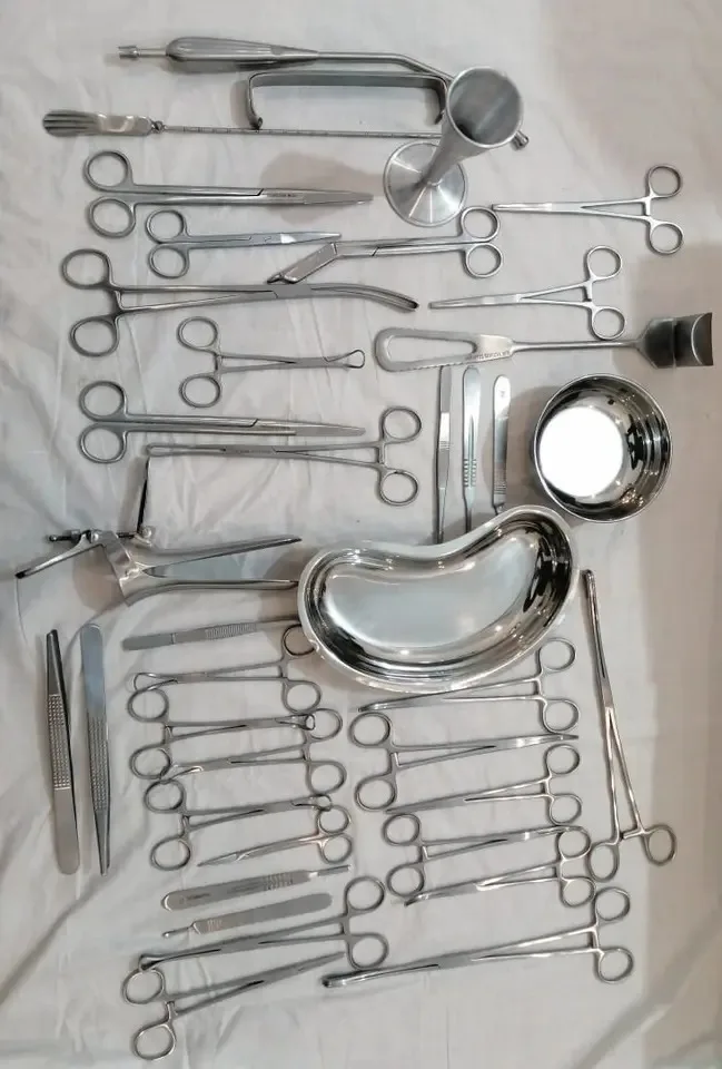 C Section Cesarean Section Surgical Instruments Set 39 Pcs German Steel ...