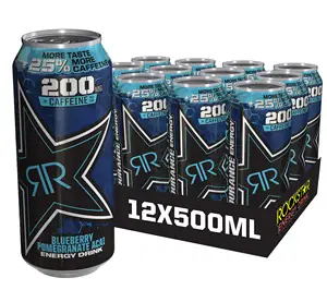 Rockstar Original Sugar-Free Energy Drink Bottles with Coconut Water Natural Flavor & Color 24-Month Shelf Life-Wholesale Supply