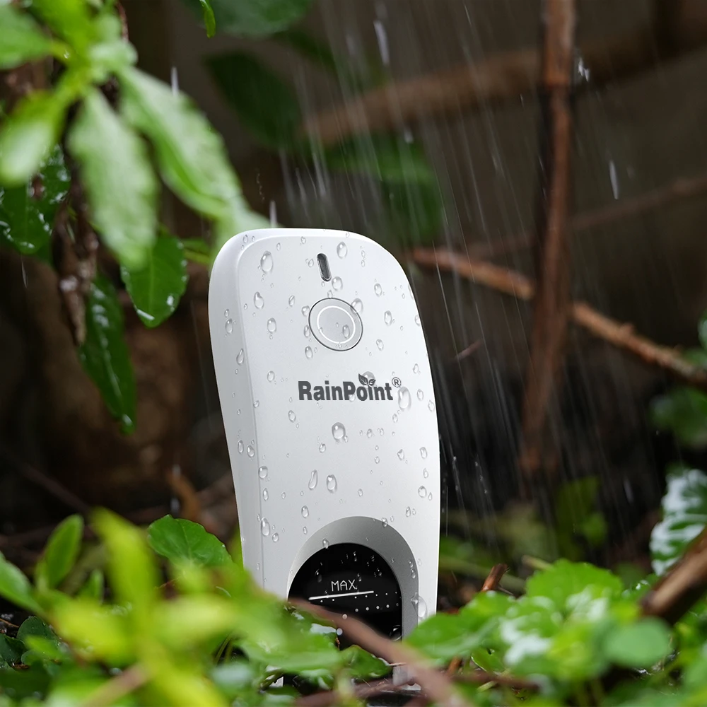 Rainpoint Soil Moisture and Sunlight Sensor Automatic Irrigation Sensor Smart App System Garden Lawn Sensor