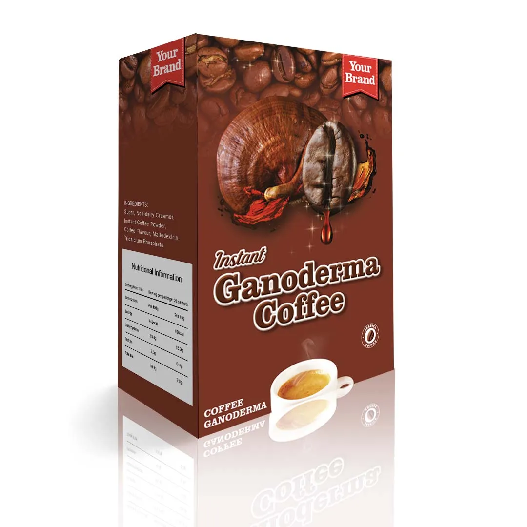 Hot Selling Instant Ganoderma Coffee Cardiovascular Health Slimming