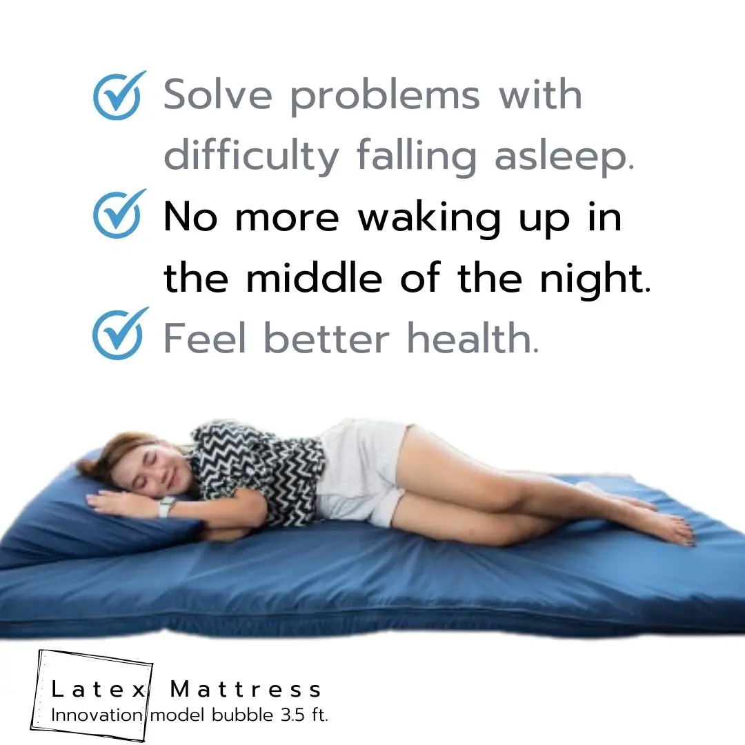 Innovation Mattress From Natural Bubble Latex 6 Ft Helps To Fall Water ...