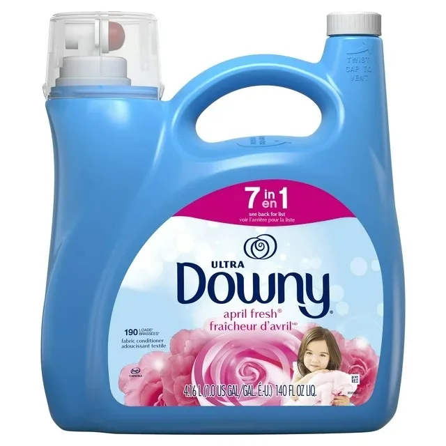 Downy Ultra Laundry Liquid Fabric Softener (fabric Conditioner),April Fresh,140 Fl Oz,190 Loads