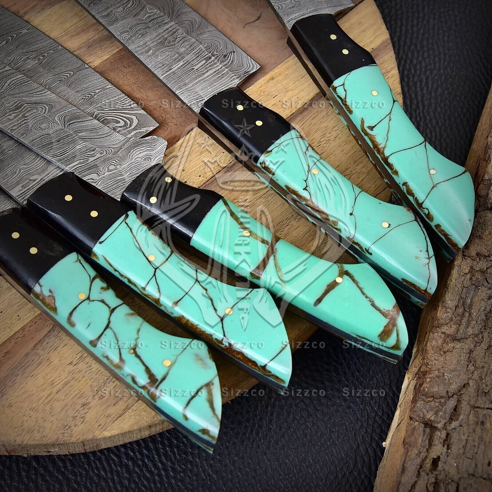 High Quality Factory Made Custom Logo Professional Damascus Steel