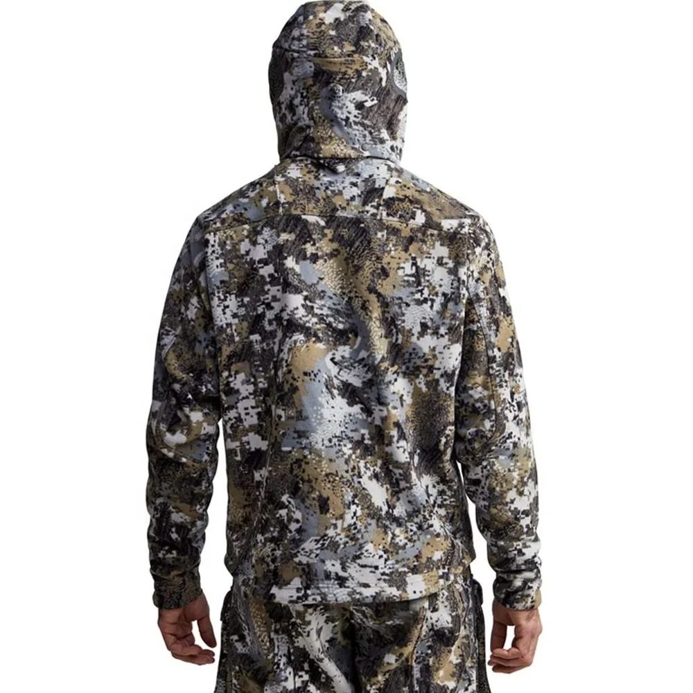 Outdoor Jacket Camo Hunting Waterproof Soft Men Print Camouflage Winter