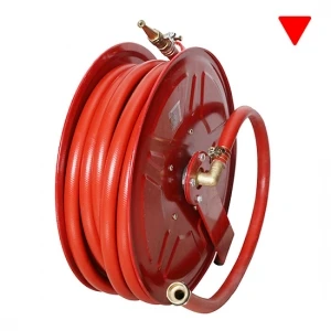 Manufacture EN671/EN694 25mm Manual Swing High Pressure 1.2Mpa Fire Fighting Equipment 1inch  30m Brass Fire Hose Reel Cabinet