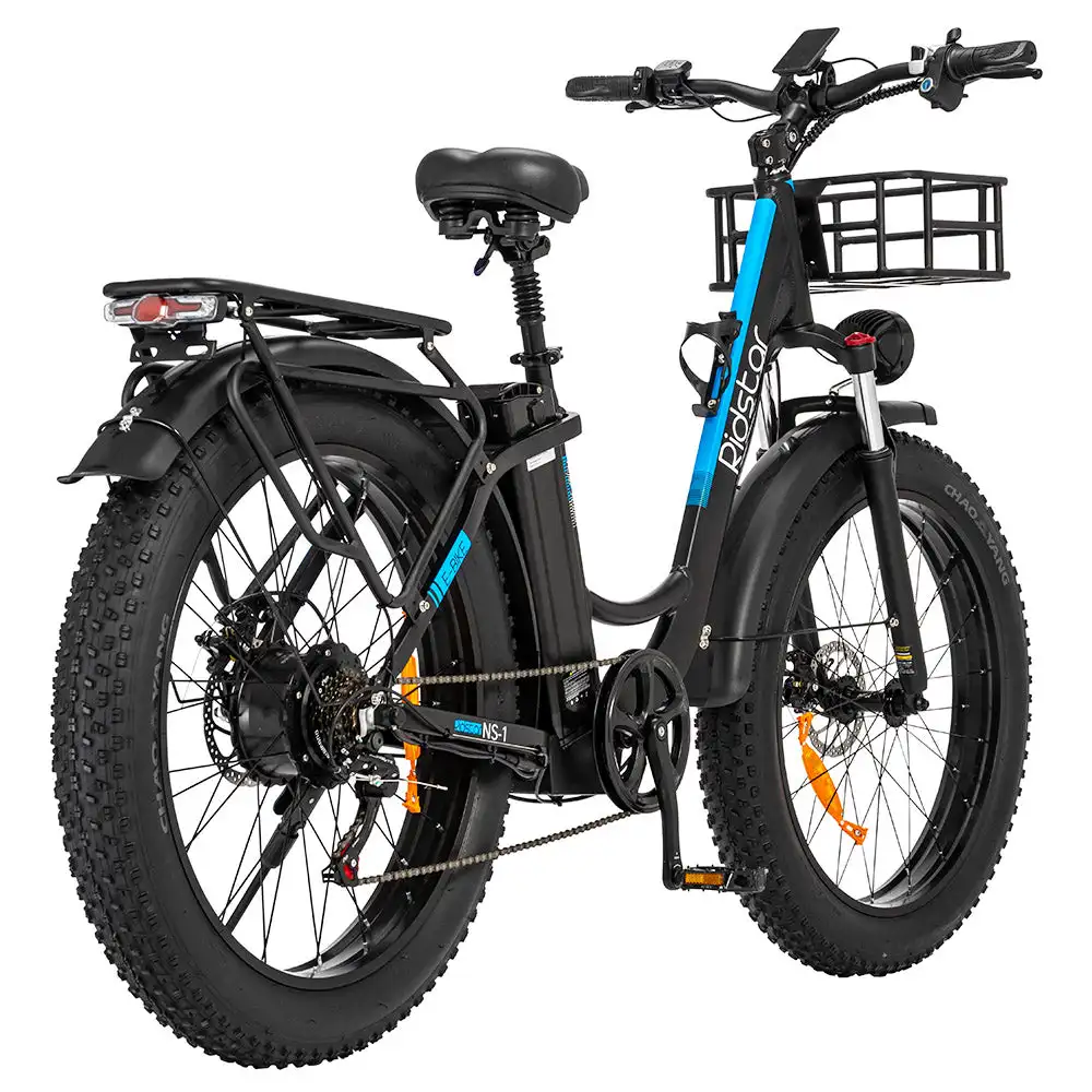 RIDSTAR MN26 26\" City Electric Bike 750W Motor 48V 20Ah Lithium Battery Aluminum Alloy Frame 7 Speeds Digital Rear Carrier