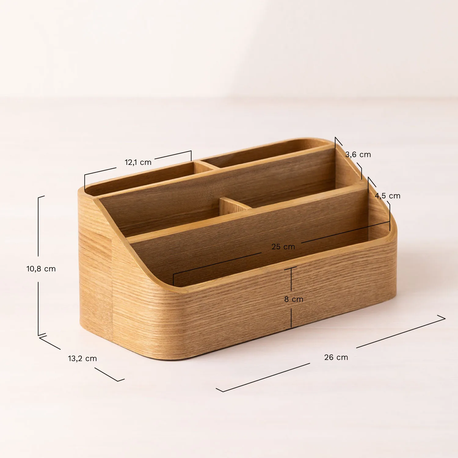 Высококачественная деревянная коробка для канцелярских принадлежностей, Настольный органайзер для рабочего места, аккуратный и аккуратный, оптовая продажа из Вьетнама