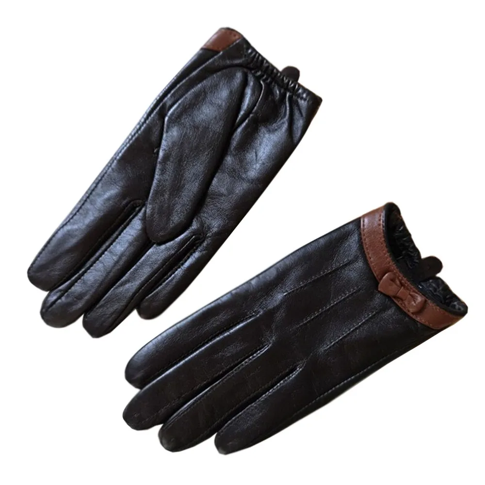 Женские кожаные перчатки