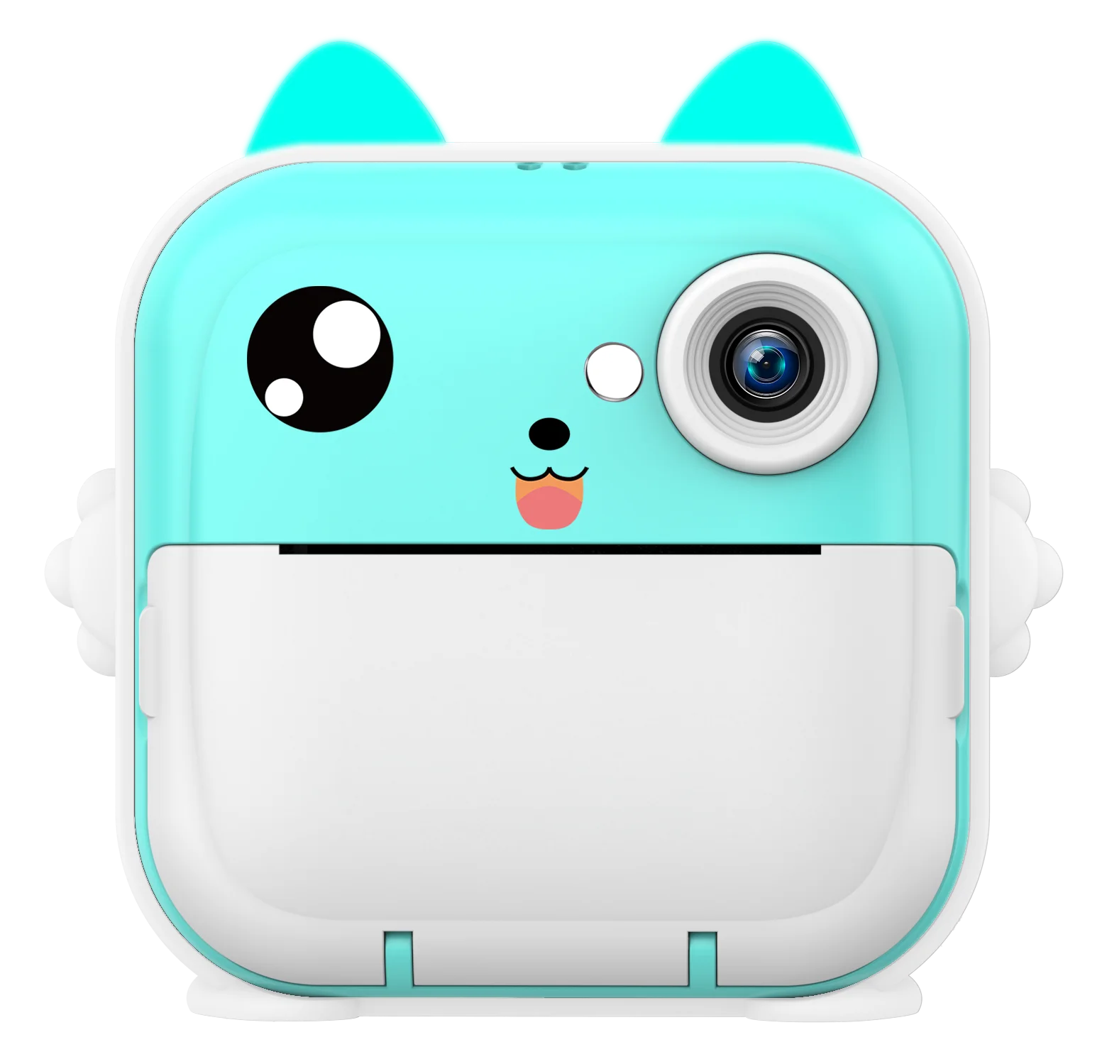 Bluetooth Instant Print Camera 2.4 Inhces IPS 1200mAh Large Battery Rechargeable Type-C Gift Toy