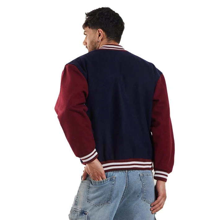 High Quality Varsity Oversized Fit Vintage Baseball Men's Jacket Custom Varsity Jacket Winter Jacket Men's Clothing FTI-VJ-011